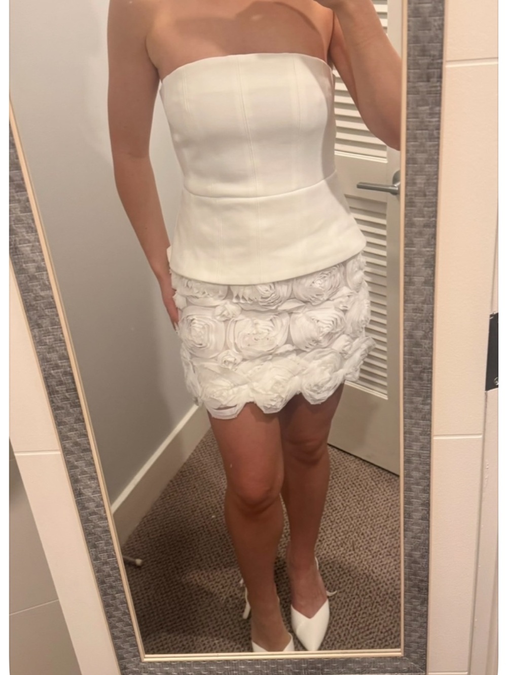 Elliatt Selena Mini Dress in Ivory